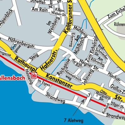 Stadtplan Allensbach