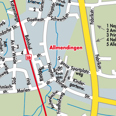 Stadtplan Allmendingen