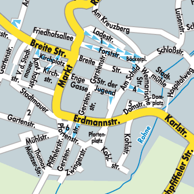 Stadtplan Allstedt