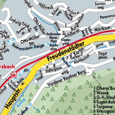 Stadtplan Alpirsbach