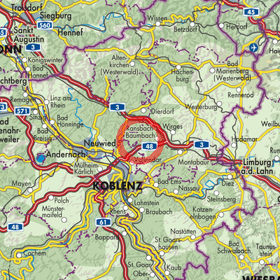 Landkarte Alsbach