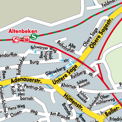 Stadtplan Altenbeken