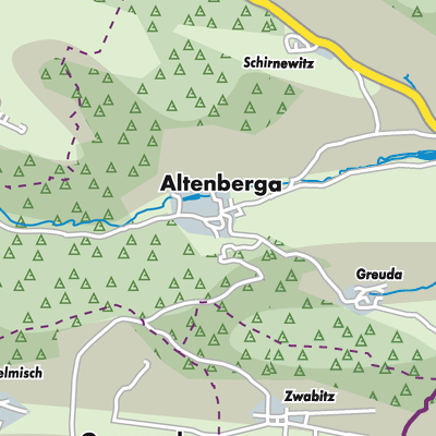 Übersichtsplan Altenberga