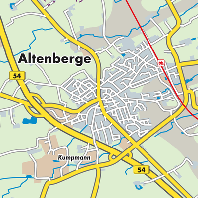 Übersichtsplan Altenberge