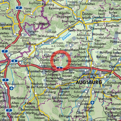 Landkarte Altenmünster
