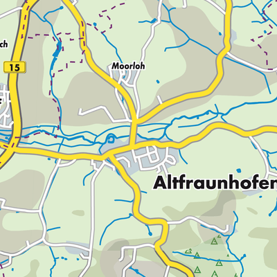 Übersichtsplan Altfraunhofen
