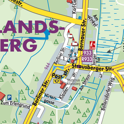 Stadtplan Altlandsberg