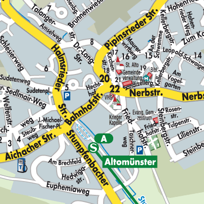 Stadtplan Altomünster