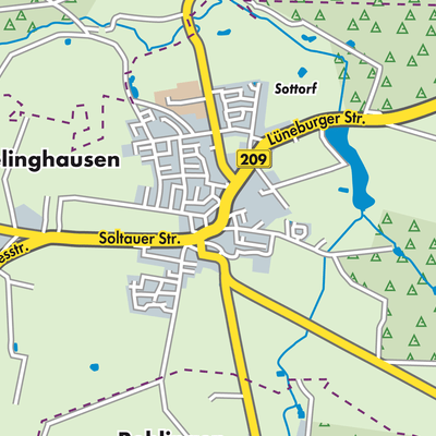 Übersichtsplan Amelinghausen