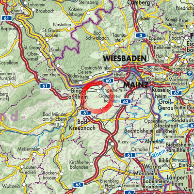Landkarte Appenheim