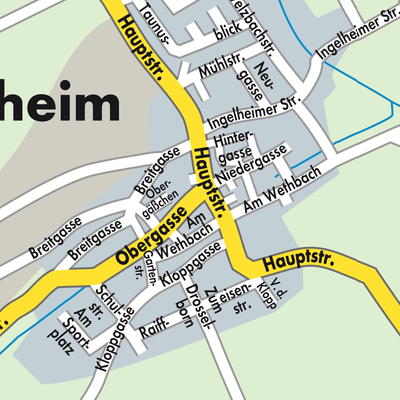 Stadtplan Appenheim