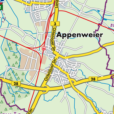 Übersichtsplan Appenweier