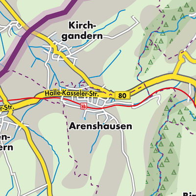 Übersichtsplan Arenshausen