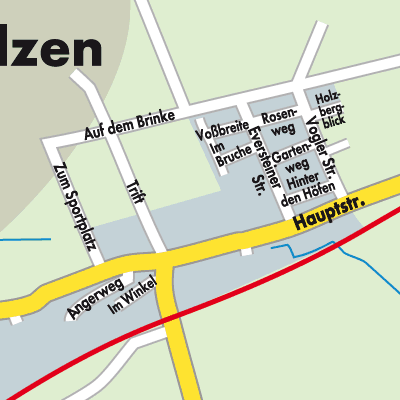 Stadtplan Arholzen