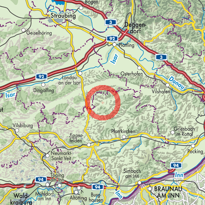 Landkarte Arnstorf