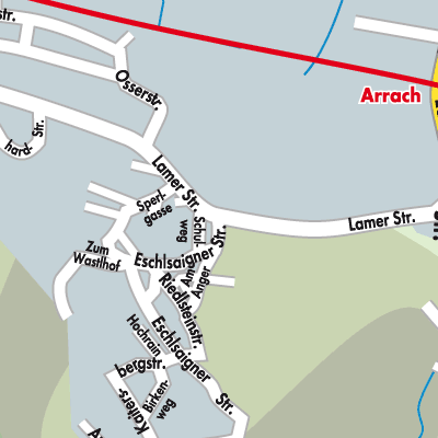 Stadtplan Arrach