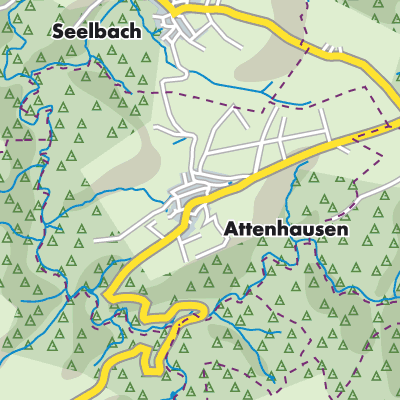 Übersichtsplan Attenhausen