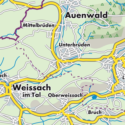 Übersichtsplan Auenwald