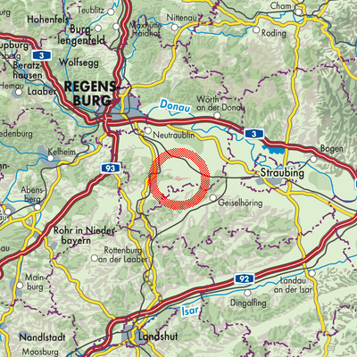 Landkarte Aufhausen