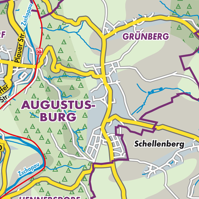 Übersichtsplan Augustusburg