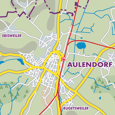 Übersichtsplan Aulendorf