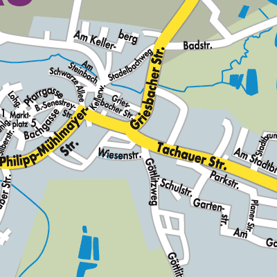 Stadtplan Bärnau