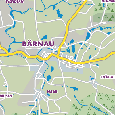 Übersichtsplan Bärnau