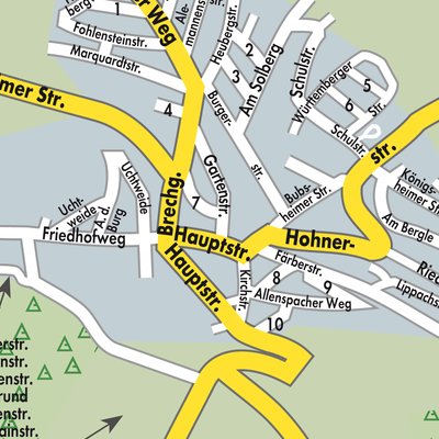 Stadtplan Böttingen