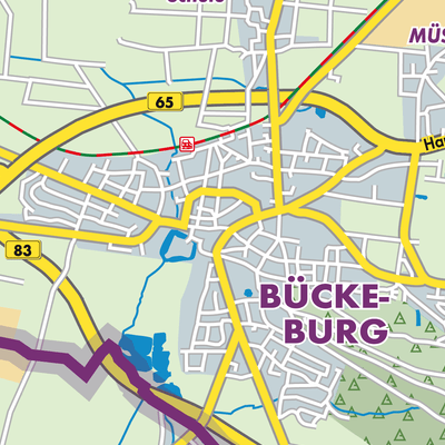 Übersichtsplan Bückeburg