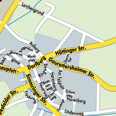 Stadtplan Bütthard