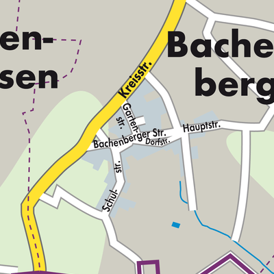 Stadtplan Bachenberg