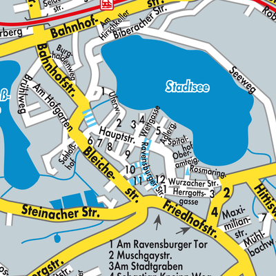 Stadtplan Bad Waldsee