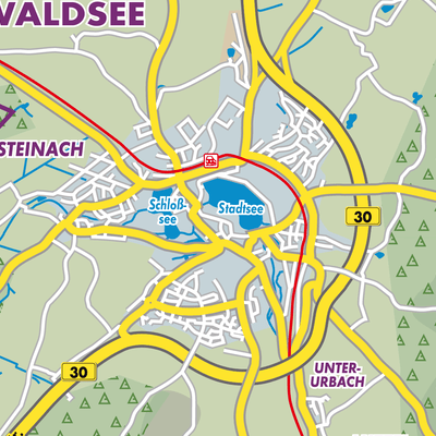 Übersichtsplan Bad Waldsee