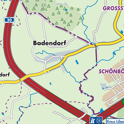 Übersichtsplan Badendorf