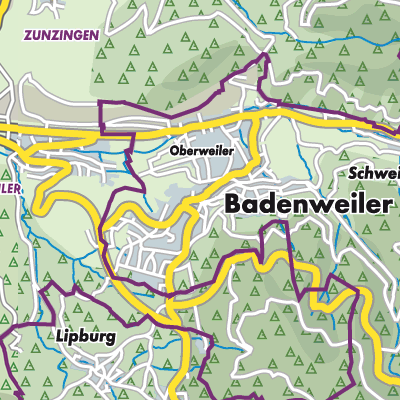 Übersichtsplan Badenweiler