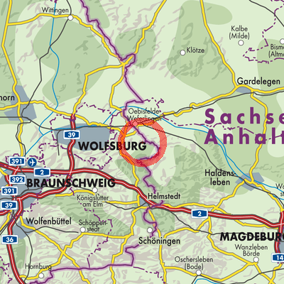 Landkarte Bahrdorf