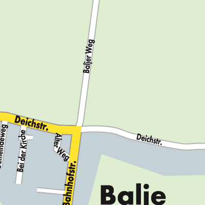 Stadtplan Balje