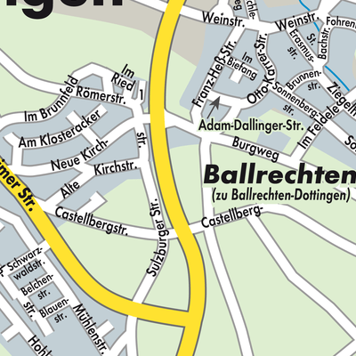Stadtplan Ballrechten-Dottingen