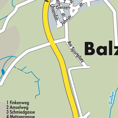 Stadtplan Balzheim