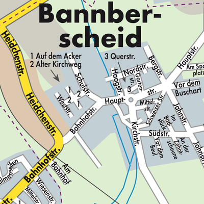 Stadtplan Bannberscheid
