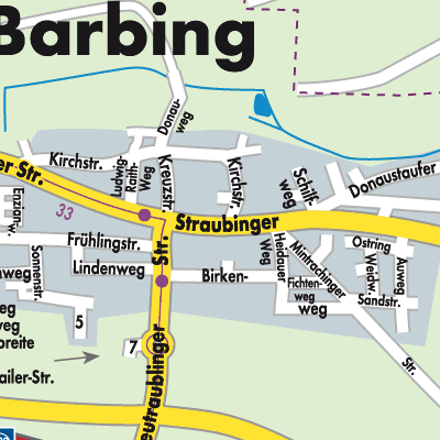 Stadtplan Barbing