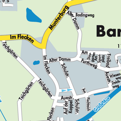 Stadtplan Barenburg