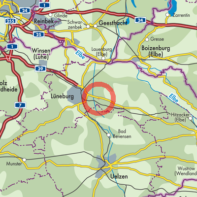 Landkarte Barendorf
