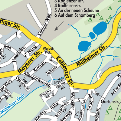 Stadtplan Bassenheim