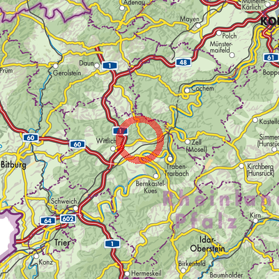 Landkarte Bausendorf