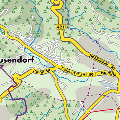 Übersichtsplan Bausendorf
