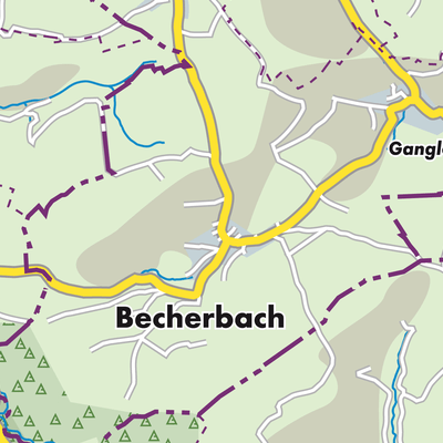 Übersichtsplan Becherbach