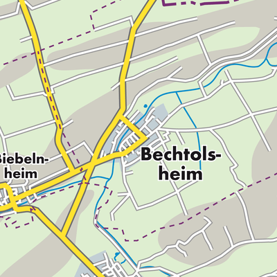 Übersichtsplan Bechtolsheim