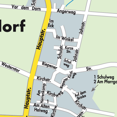 Stadtplan Beckedorf