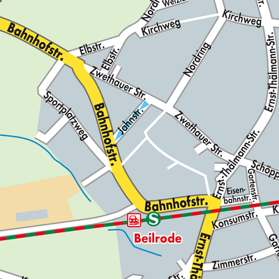 Stadtplan Beilrode